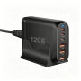 120W 6-PORT GAN3 Usb-c Fast Charging Hub