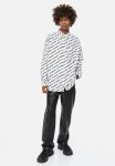 Oversized Fit Oxford Shirt - White the Simpsons