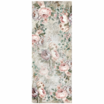 Tear Resistant Door Print Vintage Peony