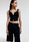Twill Bermuda Shorts - Black