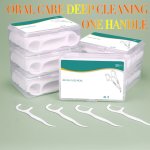 5 50 100 250PCS Dental Flosser Picks Deep Cleaning Dental Floss For Proper Oral Care Portable Disposable Hygienic Flosser For Tr