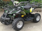 Electric Start Nitro Quad With Racks - Green + Remote Cut Off & Start + Alarm 4-10 Years