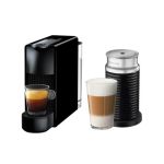 Nespresso Essenza MINI & Aeroccino Milk Frother Bundle – Piano Black