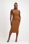 Charlotte One Shoulder Bodycon Dress - Toffee - M