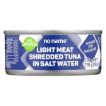 No Name Shredded Tuna In Water 170G