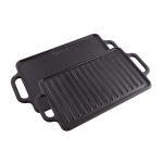 Victoria Cast Iron 33CM X 21CM Reversible Griddle