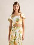 Jane Printed Cropped Top - 16 Domenica Floral Co-ord