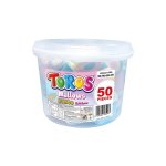 Toros Marshmallows Rainbow Jumbo Tub 50 Pieces + -