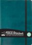 Monsieur Notebook- Real Leather A5 Turquoise Sketch   Leather / Fine Binding