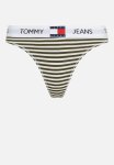 Tommy Hilfiger Plus Thong Print - Olive Green stripes flag