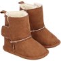 Made 4 Baby Boys Brown Boot Soft Sole 3-6M