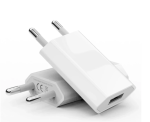 5V 1A Eu Ac USB Wall Charger Travel Power Adapter – White