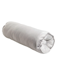 Grey Velvet Bolster Scatter Cushion - One Size Grey