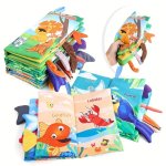 Baby Books -baby Toys Gifts Touch Feel First Cloth Crinkle Soft Books Infant Tummy Time Toyslearning Sensory Baby Toys Stroller