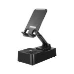 Foldable Phone Stand With 360 Degree Rotation And Bluetooth Speaker
