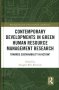 Contemporary Developments In Green Human Resource Management Research - Towards Sustainability In Action?   Hardcover