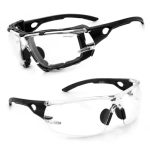 Uknow Photochromic Safety Glasses Scratch Resistant Wraparound Lenses Removable Foam Gasket Ansi Z87.1 Protective Eyewear Uv Pro