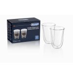 De'Longhi Delonghi Latte Macchiato 330ML Glass Set DLSC312