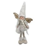 Standing Angel Plush Doll Gold & White 40CM