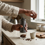 Portable Manual Hand Burr Coffee Grinder