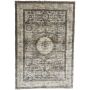 Brown Cream Sheen Vintage Style Turkish Area Rug - 230 X 160 Cm