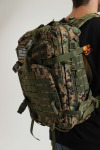 Senza 45L Heavy Duty Military Tactical Army Backpack With Multiple Compartments Camo Print