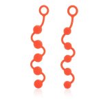 Posh Silicone O Beads Orange