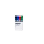 Monami Sigmaflo 221 Chisel Tip Water-based Marker Set Box Of 4
