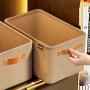 Extra-large Classic Style Canvas Storage Bins With Handles - Perfect For Clothes Pants Toys & More - Ideal For Home Kitchen And Closet Organization