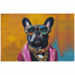 Bolster Cushion French Bulldog