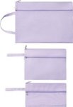 Double Layer Oxford Fabric Waterproof Tote Bag - 3 Bags Set A4+A5+A6 Size Purple