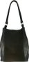 Icom Icon Boho-chic Leather And Suede Hobo Handbag Large Black