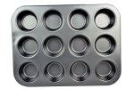 Baking Tray 12 Cup Round Design