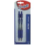 Scripto Retro Ball Pen - Blue Ink - Carded 2'S