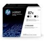 HP 87X High Yield Original Laserjet Toner Cartridges 2 Pack Black