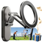 Upgraded Magnetic Golf Cart Phone Holder Tri-fold+all Alloy Fathers Day Golf Gifts For Men Dad Him Golfer 2026 Golf Cart Accesso