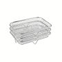 3PCS Stainless Steel Air Fryer Accessory Set - Stackable Suitable Ovens