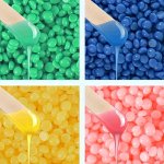 100G Hard Wax Beans Painless Hair Removal Wax Beans Home Use Hard Wax Beads Suitable For Sensitive Skin Bikini Wax Facial Wax Ey