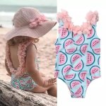 Watermelon Ruffle Swimsuit