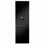 Defy DAC652 348L Black Glass C455 Eco Wd G Combi Fridge Freezer
