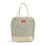Grey Stripe Lunch Bag