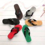 Men's Trendy Lightweight Portable Flip Flops Comfy Non Slip Casual Eva Thong Sandals For Men's Outdoor Activities
