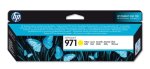 HP 971 Yellow Ink Cartridge For Officejet Pro X Series 2500 Page Yield