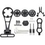 Extended Bike Accessories Phone Bike Light Sports Camera Go Pro Combo Mount