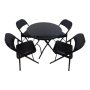 Sastro -4 Folding Chair Outdoor Dining Table COMBO-TPB3