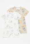 Cotton On 2 Pack Short Sleeve Romper Lcn - Lcn Ds Dumbo Flying & 101 Dalmations