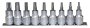 Teng Tools 9PC 1/2" Drive Tpx Bit Socket Set