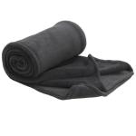 Hemmed Coral Fleece Blankets - Various Colours & Sizes - Size: 200 Cm X 150 Cm Charcoal