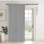 Ready Made Taped Blockout Curtain Light Grey - 230X160