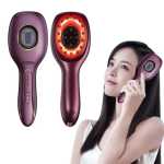 Electric Scalp Care Hair Growth Comb LED Red Light Anti Hair Loss Treatment Vibration Massage Oil Applicator